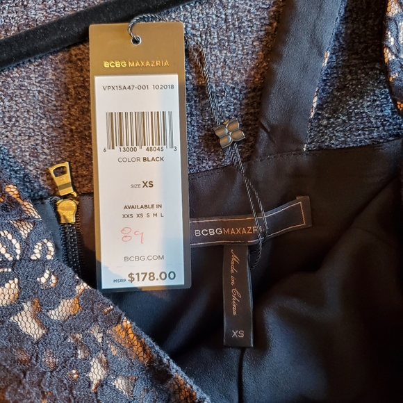 NWT BCBG peplum top - Picture 3 of 5